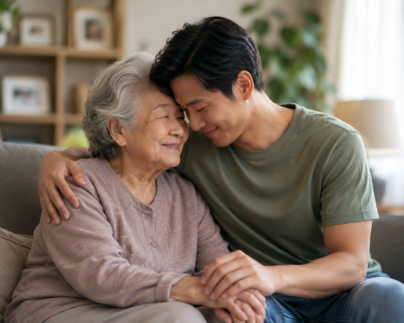 Senior couple happy and healthy